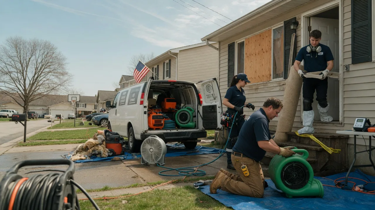 Water Damage Restoration in Fort Leavenworth, KS near me
